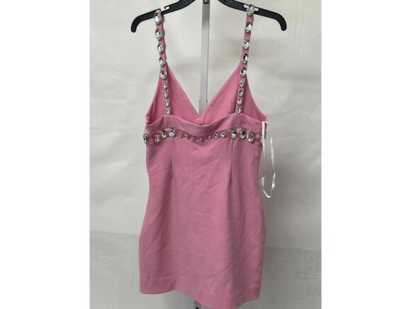 retrofete Polly Dress in Light Rose & Silver - Picture 7 of 7